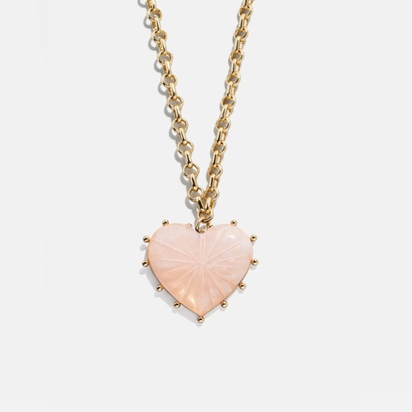 Baublebar Juno Pink Resin Pendant Necklace - Picture 1 of 8